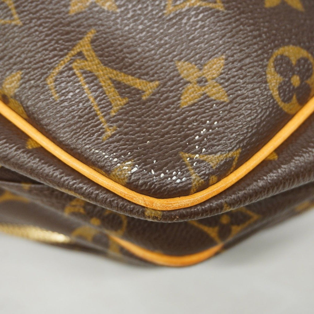 Louis Vuitton Shoulder Bag Monogram Reporter GM Brown — view 8