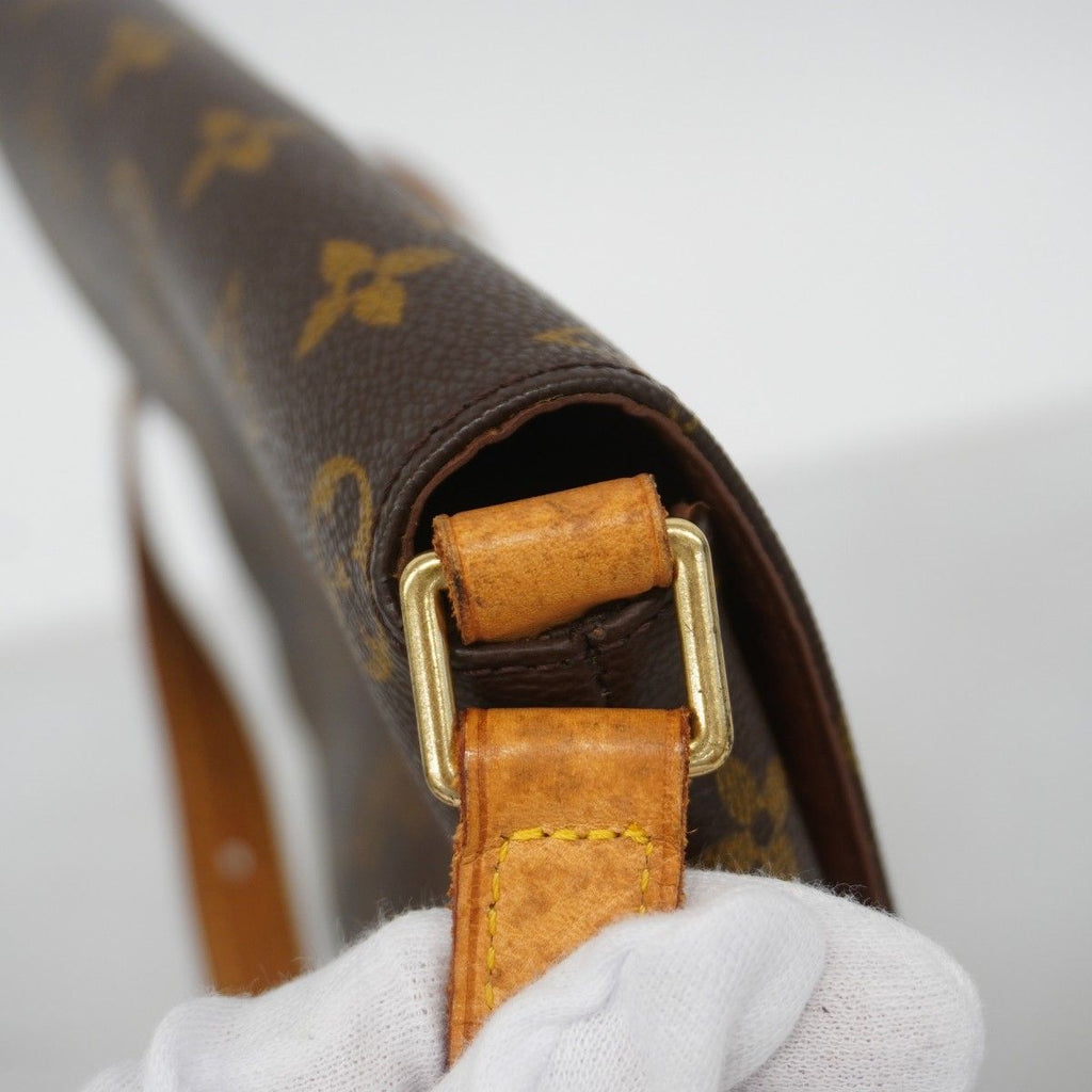 Louis Vuitton Shoulder Bag Monogram Musette Salsa Short Strap Brown — view 7
