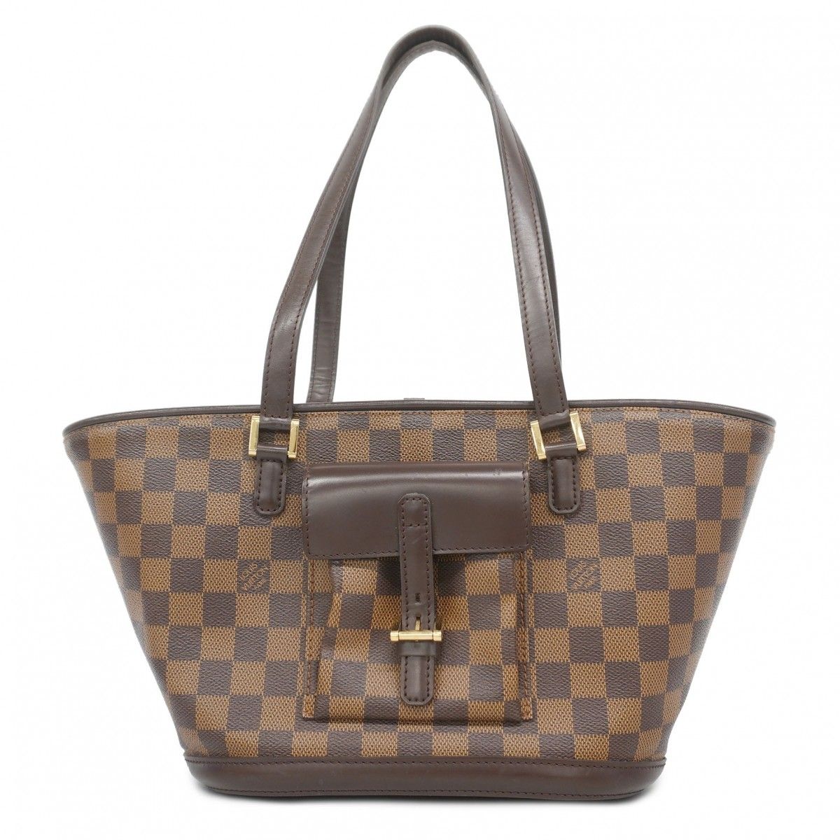 Louis Vuitton Handbag Damier Manosque PM Ebene
