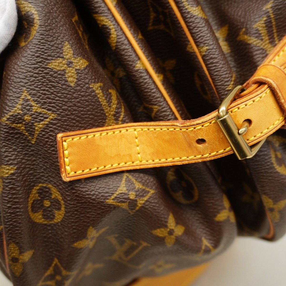 Louis Vuitton Shoulder Bag Monogram Saumur 35 Brown — view 9