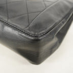 Chanel Shoulder Bag Diana Lambskin Black Gold — view 9