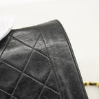 Chanel Shoulder Bag Diana Lambskin Black Gold — view 7