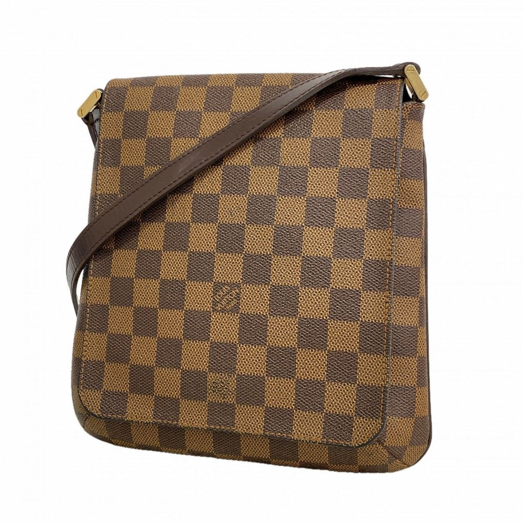 Louis Vuitton Shoulder Bag Damier Musette Salsa Short Strap Ebene