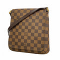 Louis Vuitton Shoulder Bag Damier Musette Salsa Short Strap Ebene