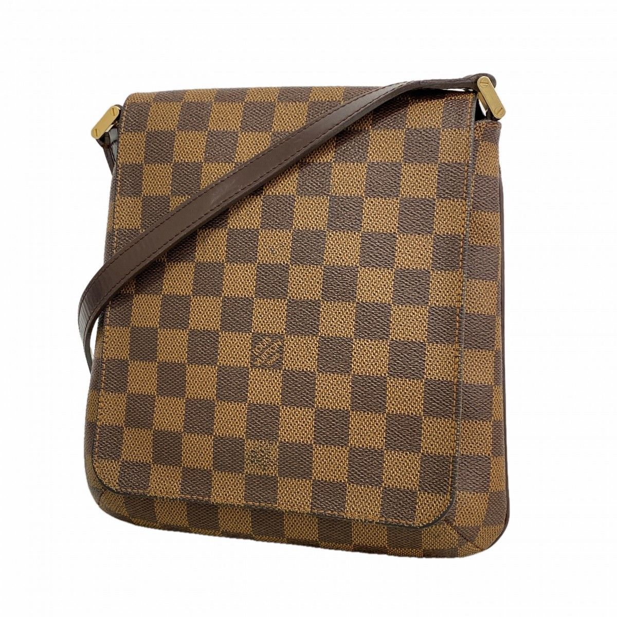 Louis Vuitton Shoulder Bag Damier Musette Salsa Short Strap Ebene