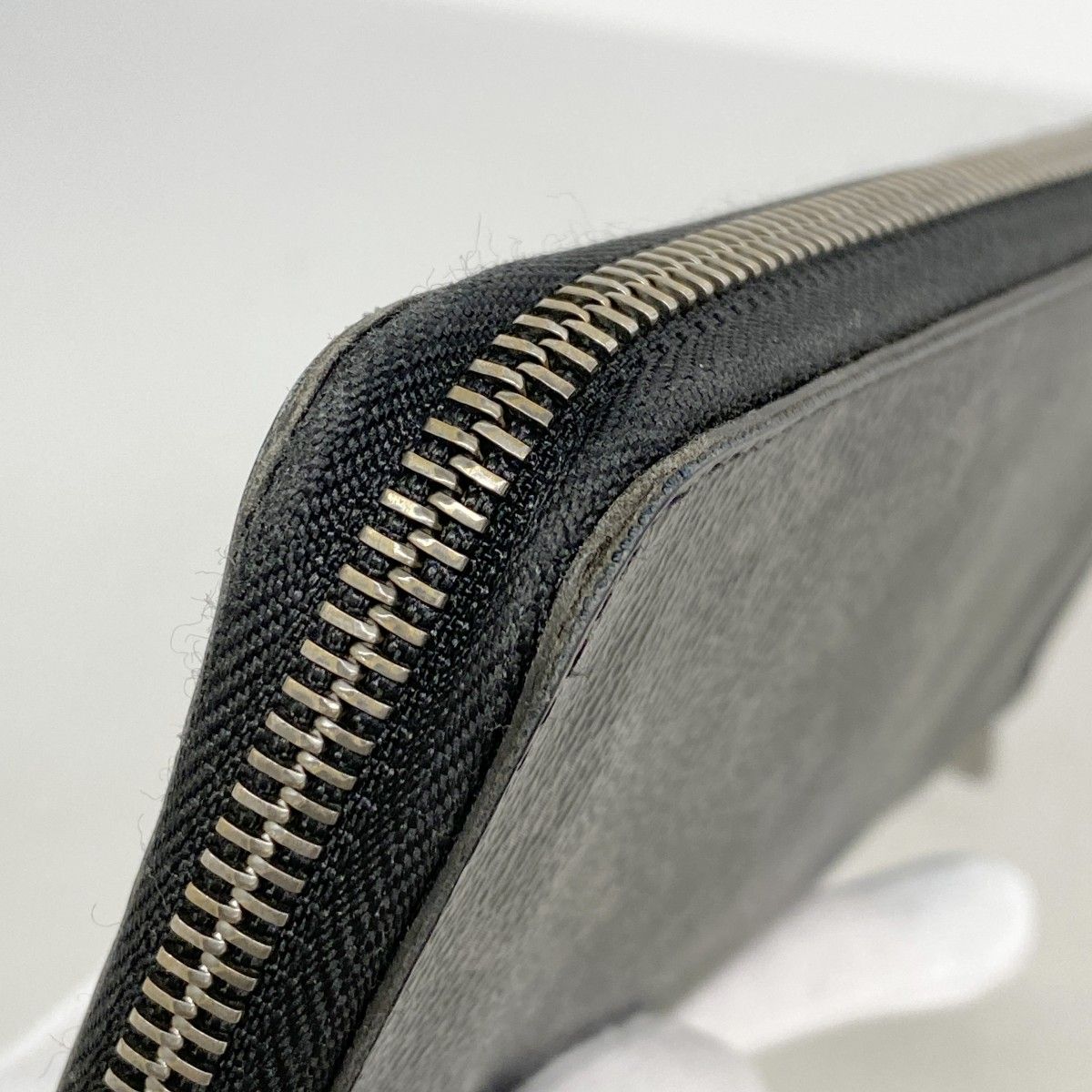 Louis Vuitton Wallet Monogram Eclipse Zippy Vertical Black — view 5