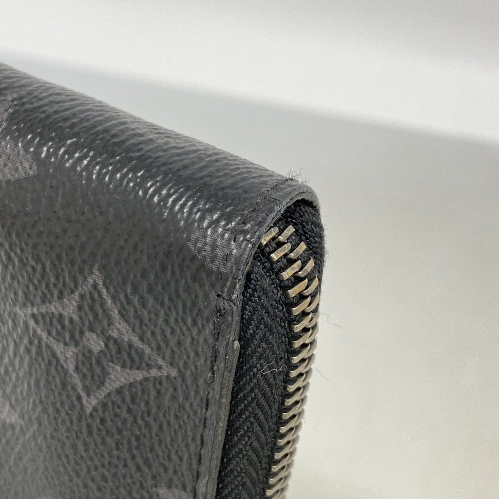 Louis Vuitton Wallet Monogram Eclipse Zippy Vertical Black — view 6