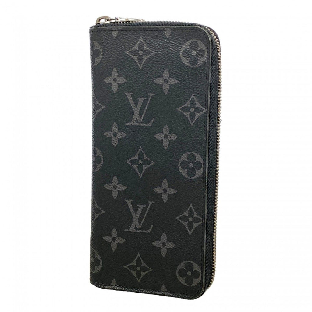 Louis Vuitton Wallet Monogram Eclipse Zippy Vertical Black