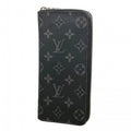 Louis Vuitton Wallet Monogram Eclipse Zippy Vertical Black