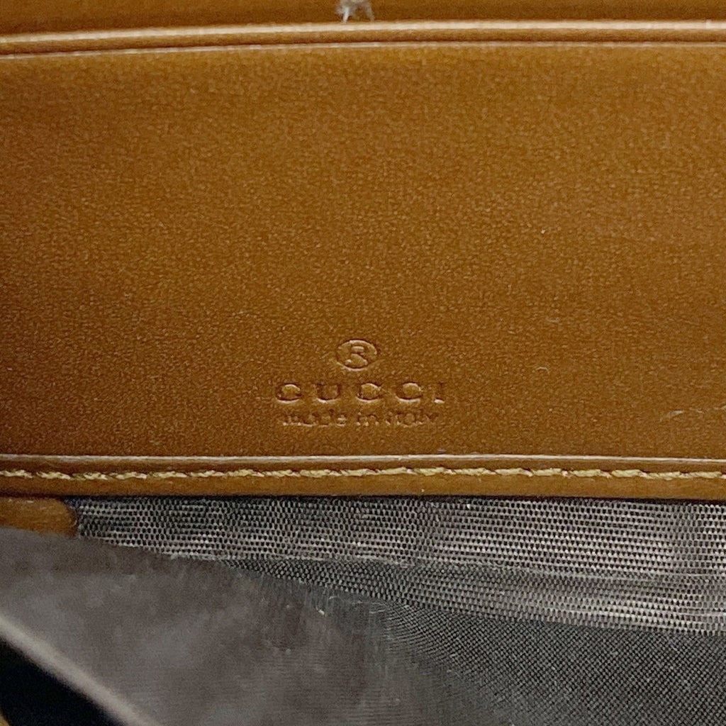 Gucci Wallet GG Supreme Brown Gold — view 4