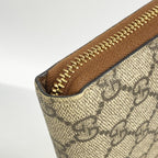 Gucci Wallet GG Supreme Brown Gold — view 7