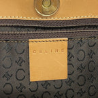 Celine Shoulder Bag C Macadam Suede Brown Gold — view 5