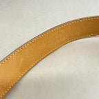 Celine Shoulder Bag C Macadam Suede Brown Gold — view 8