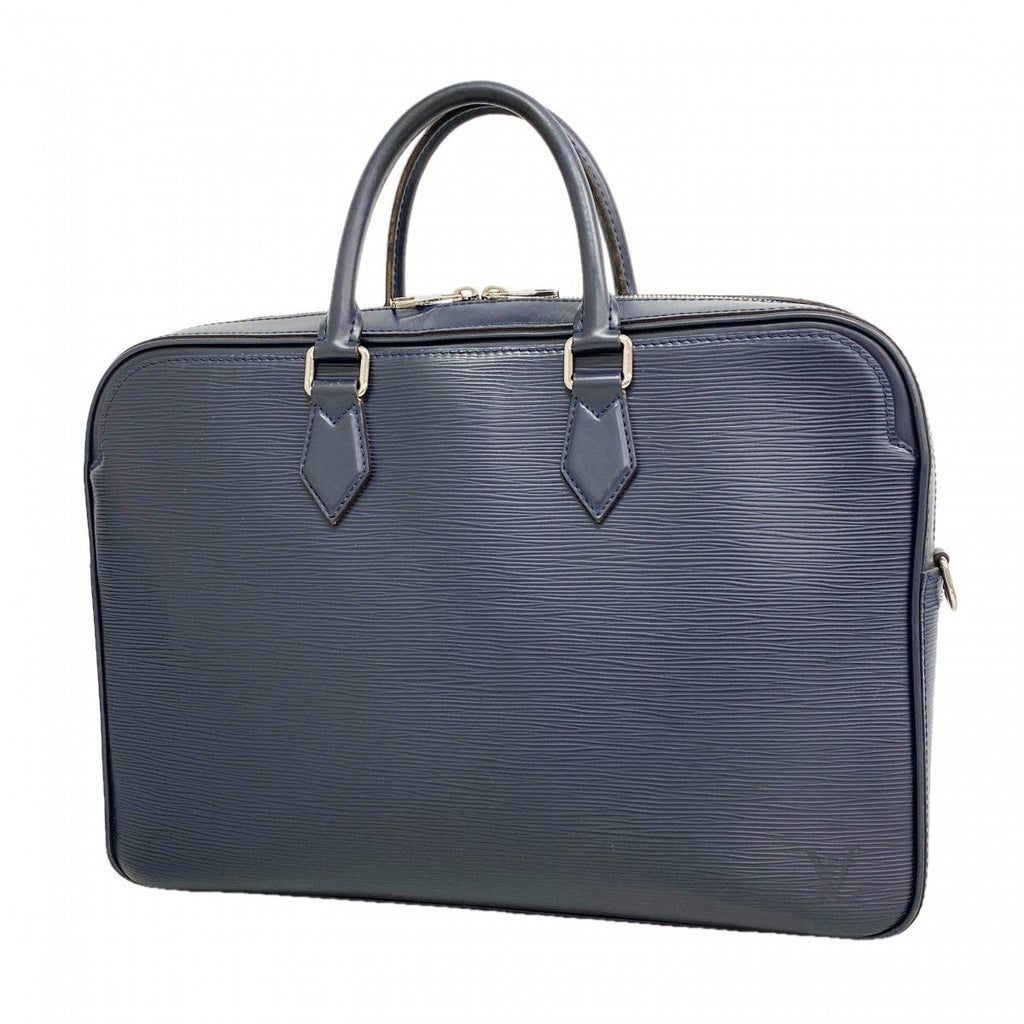 Louis Vuitton Business Epi Dandy Briefcase MM Blue Marine