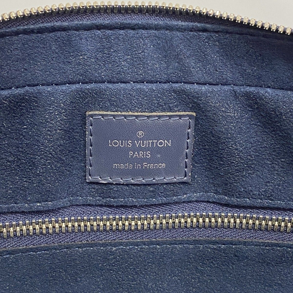 Louis Vuitton Business Epi Dandy Briefcase MM Blue Marine — view 5