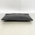 Louis Vuitton Clutch Monogram Eclipse Pochette Discovery Black — view 3