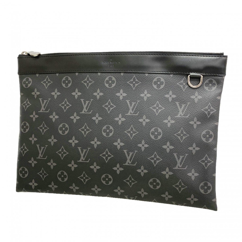 Louis Vuitton Clutch Monogram Eclipse Pochette Discovery Black