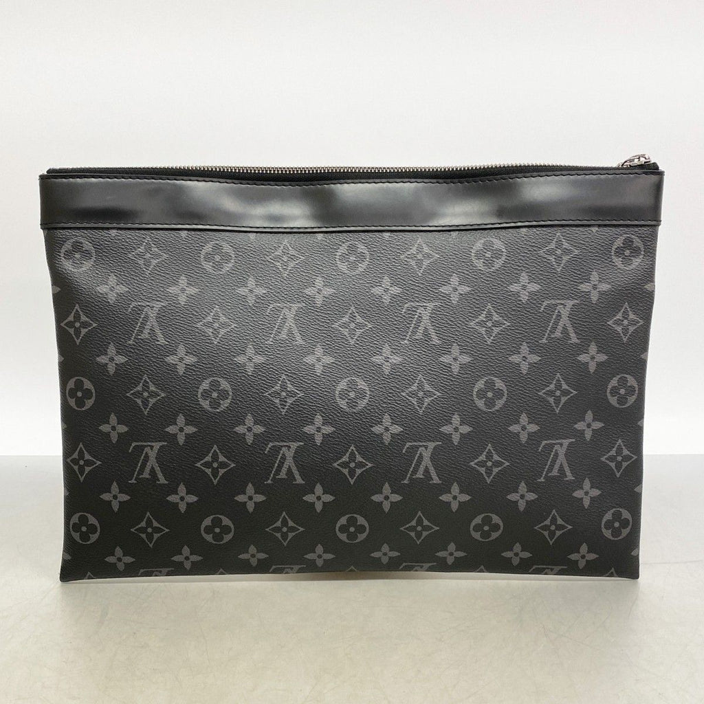 Louis Vuitton Clutch Monogram Eclipse Pochette Discovery Black — view 8