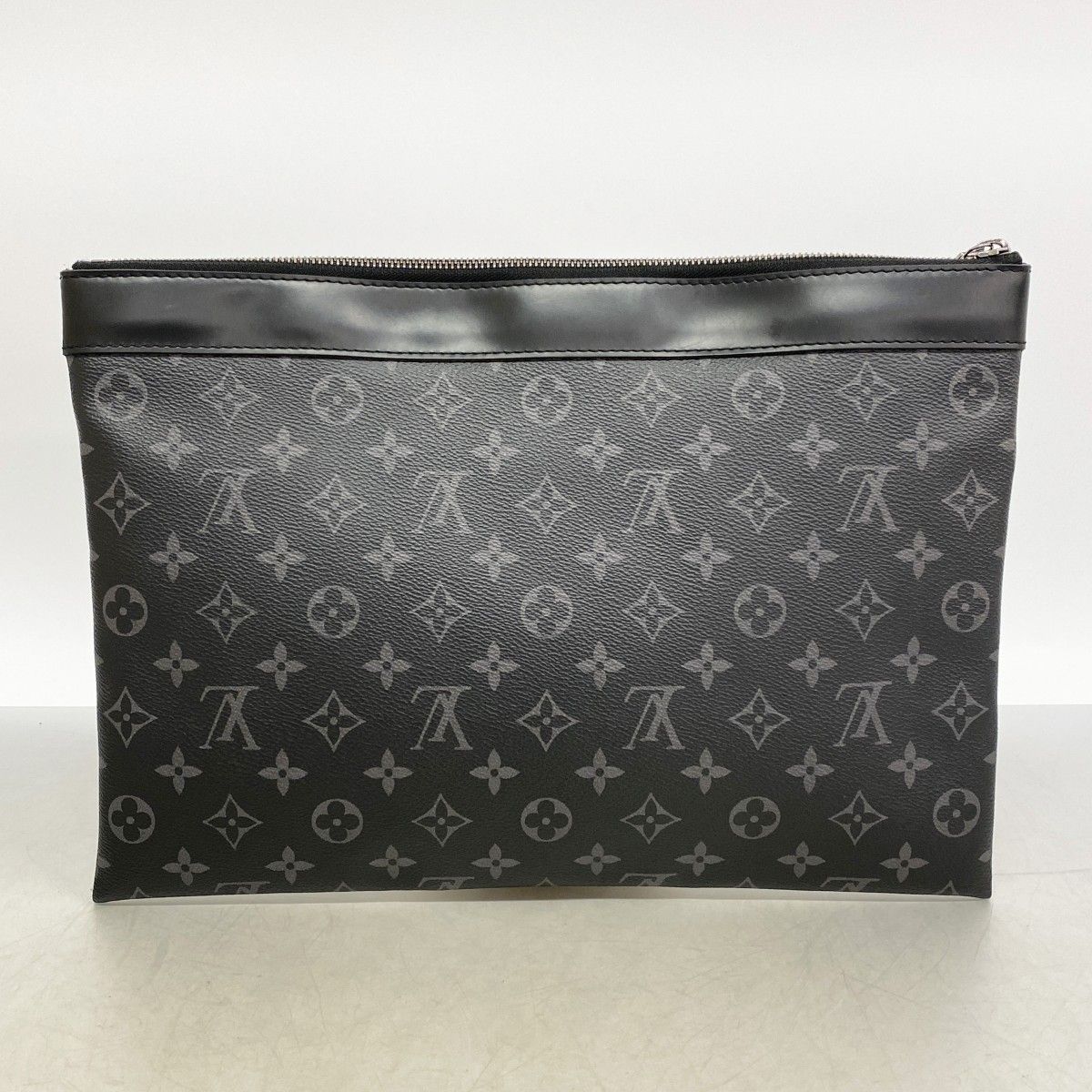 Louis Vuitton Clutch Monogram Eclipse Pochette Discovery Black — view 8