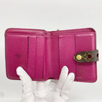 Louis Vuitton Wallet Monogram Perfo Compact Zip Fuchsia — view 3