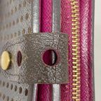 Louis Vuitton Wallet Monogram Perfo Compact Zip Fuchsia — view 7