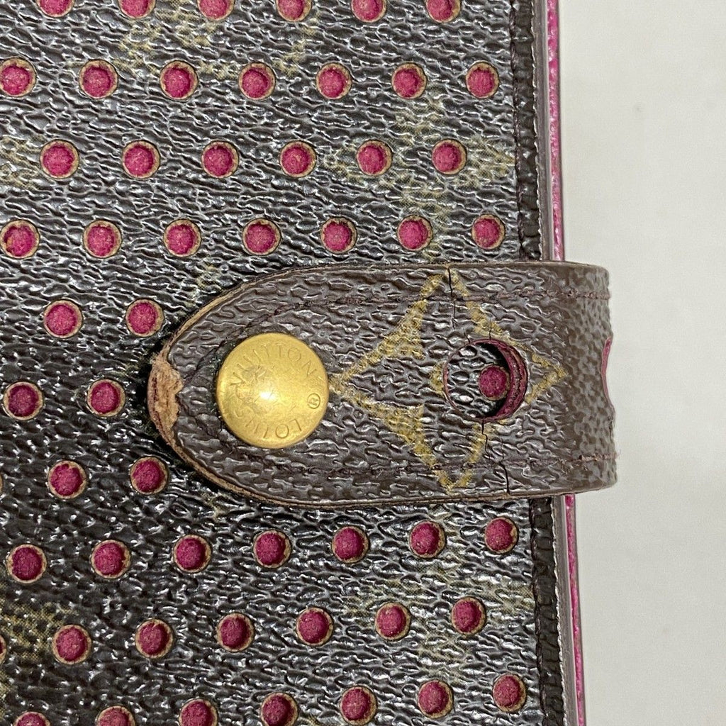 Louis Vuitton Wallet Monogram Perfo Compact Zip Fuchsia — view 9