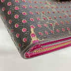 Louis Vuitton Wallet Monogram Perfo Compact Zip Fuchsia — view 5