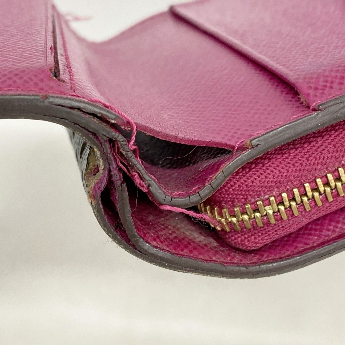 Louis Vuitton Wallet Monogram Perfo Compact Zip Fuchsia — view 6