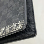 Louis Vuitton Wallet Damier Graphite Christopher Nemeth Portefeuille Brazza — view 6