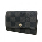 Louis Vuitton Key Case Damier Graphite Multicles 6 Black Gray Key Holder