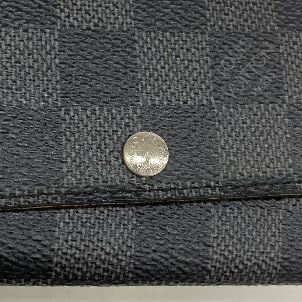Louis Vuitton Key Case Damier Graphite Multicles 6 Black Gray Key Holder — view 6