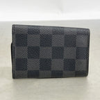 Louis Vuitton Key Case Damier Graphite Multicles 6 Black Gray Key Holder — view 7
