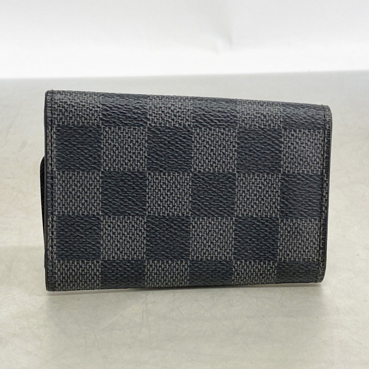 Louis Vuitton Key Case Damier Graphite Multicles 6 Black Gray Key Holder — view 7