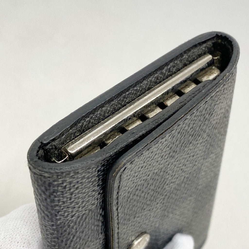 Louis Vuitton Key Case Damier Graphite Multicles 6 Black Gray Key Holder — view 5