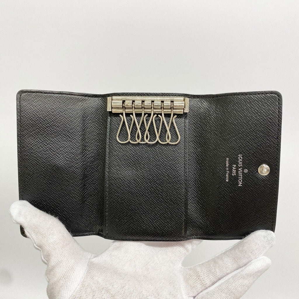 Louis Vuitton Key Case Damier Graphite Multicles 6 Black Gray Key Holder — view 3