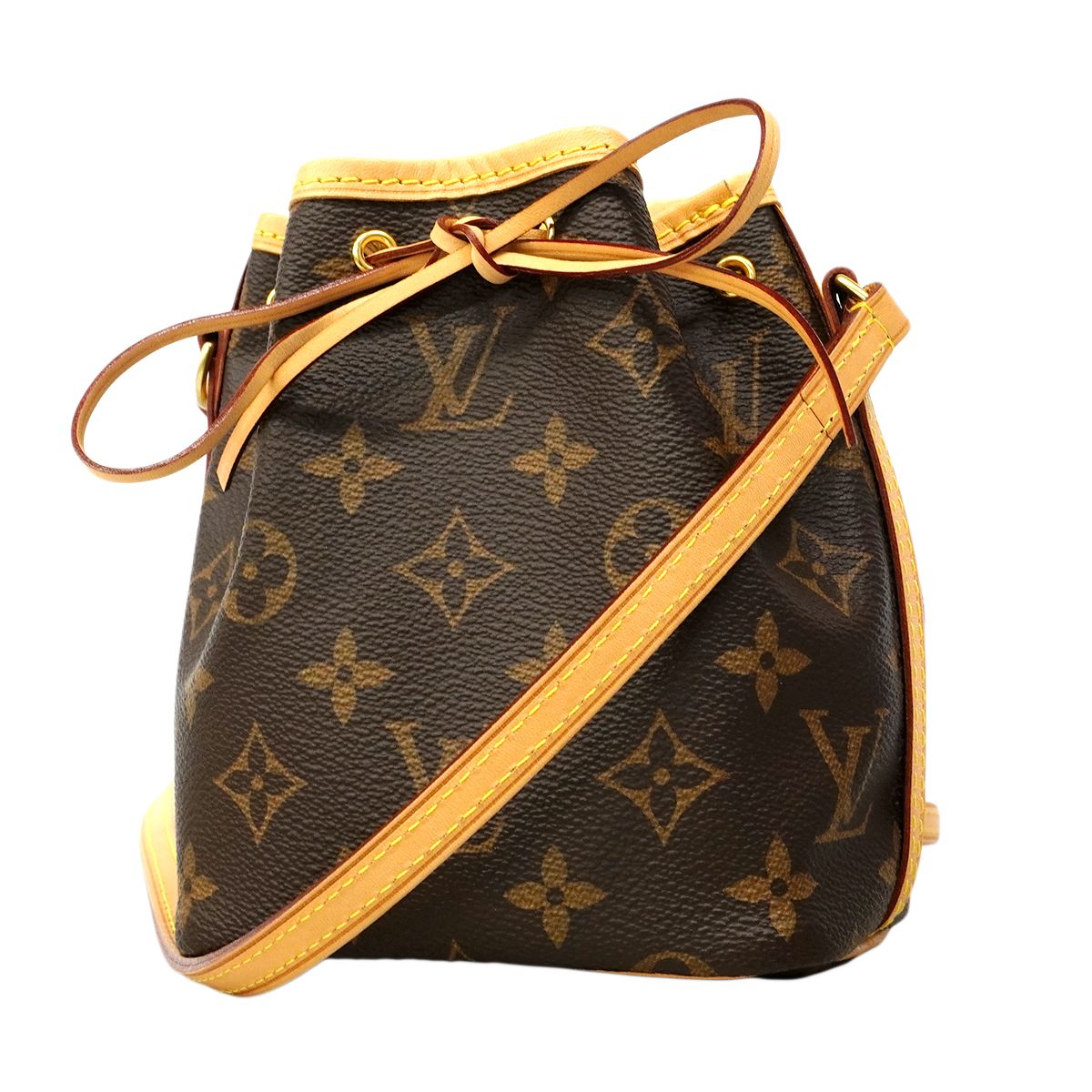 Louis Vuitton Shoulder Bag Monogram Nanonoe Brown