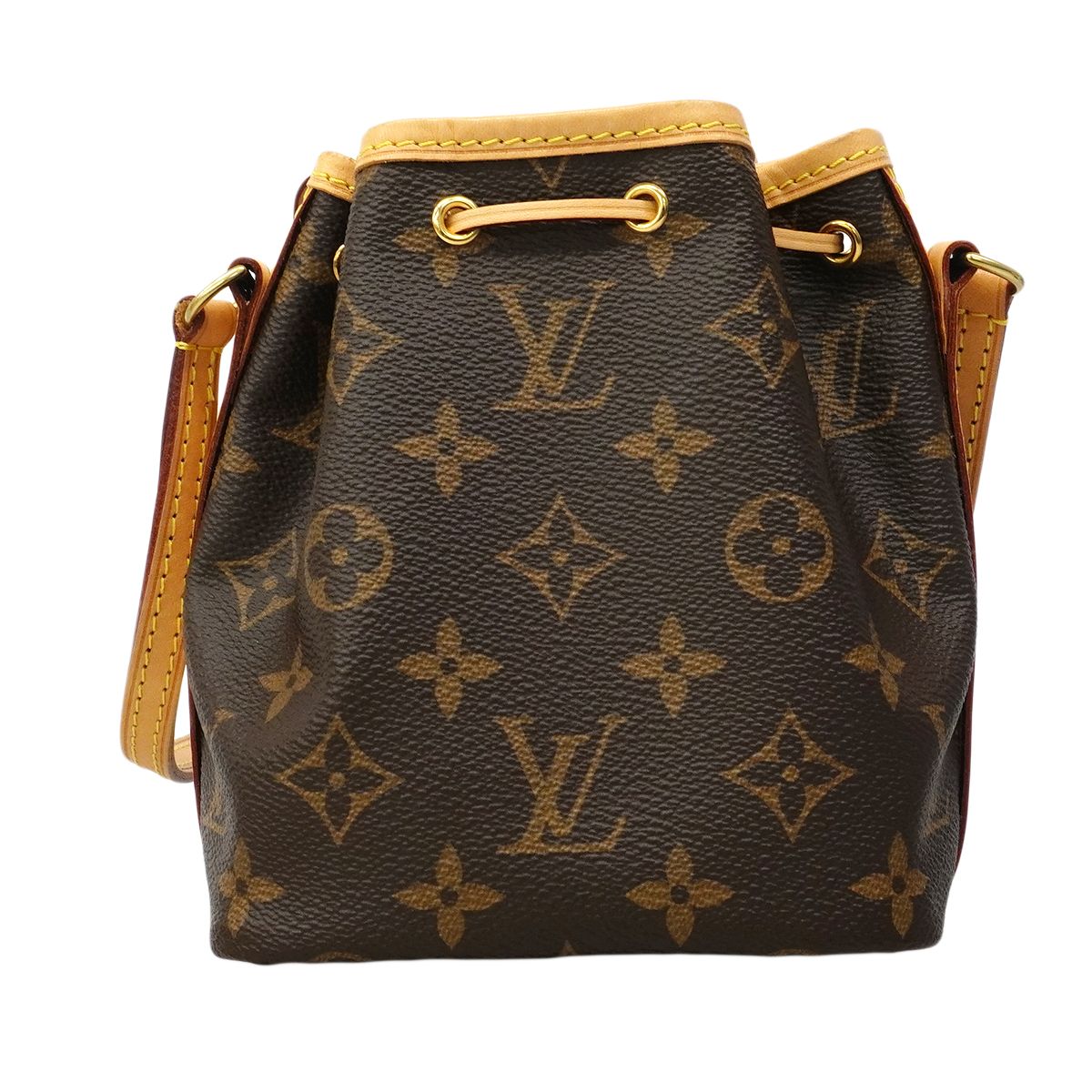 Louis Vuitton Shoulder Bag Monogram Nanonoe Brown — view 9