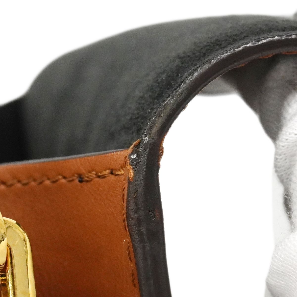 Louis Vuitton Shoulder Bag Monogram Reverse Dauphine Mini Brown — view 6