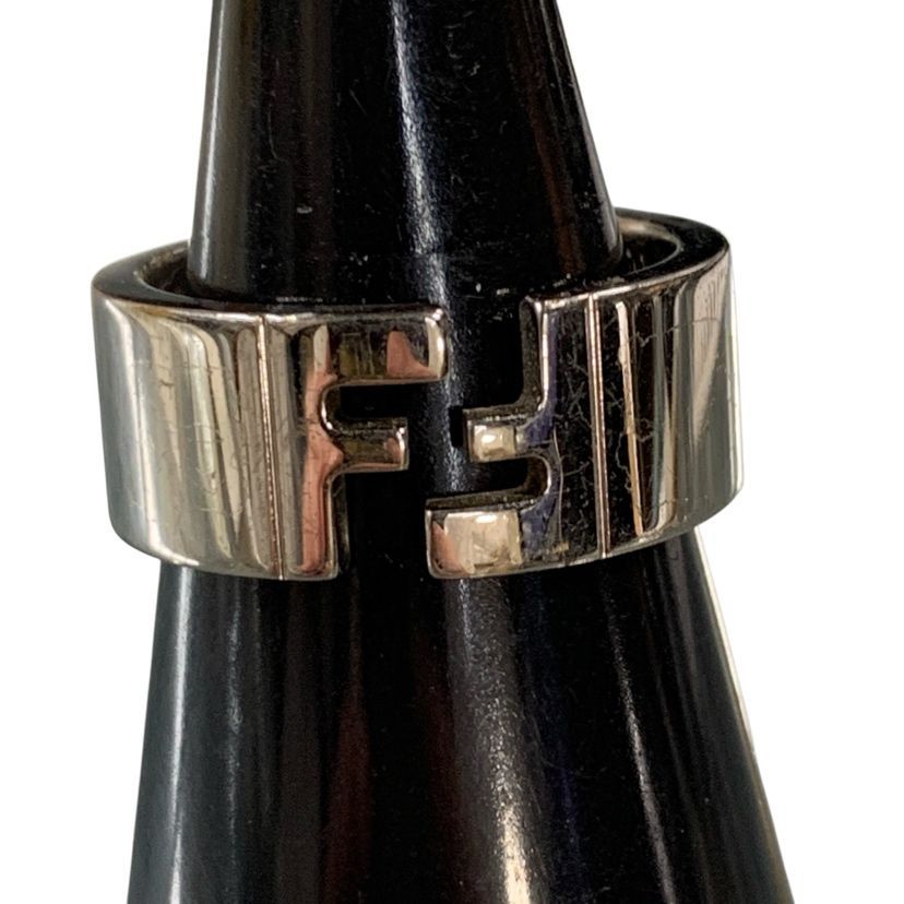 Fendi FF Motif Wide Band Ring