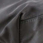 Prada Logo Embroidery Nylon Black Tote — view 4