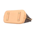 Louis Vuitton Alma BB Monogram Shoulder Bag Canvas Brown — view 7