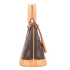 Louis Vuitton Alma BB Monogram Shoulder Bag Canvas Brown — view 4