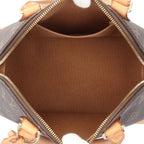 Louis Vuitton Alma BB Monogram Shoulder Bag Canvas Brown — view 8