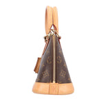 Louis Vuitton Alma BB Monogram Shoulder Bag Canvas Brown — view 5
