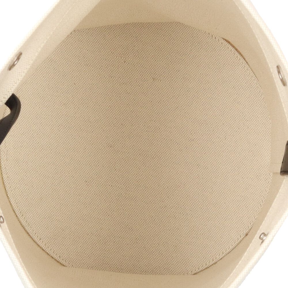 Saint Laurent Rive Gauche Bucket Bag Canvas Beige — view 8