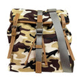 Prada Camouflage Pattern Shoulder Bag Nylon Brown