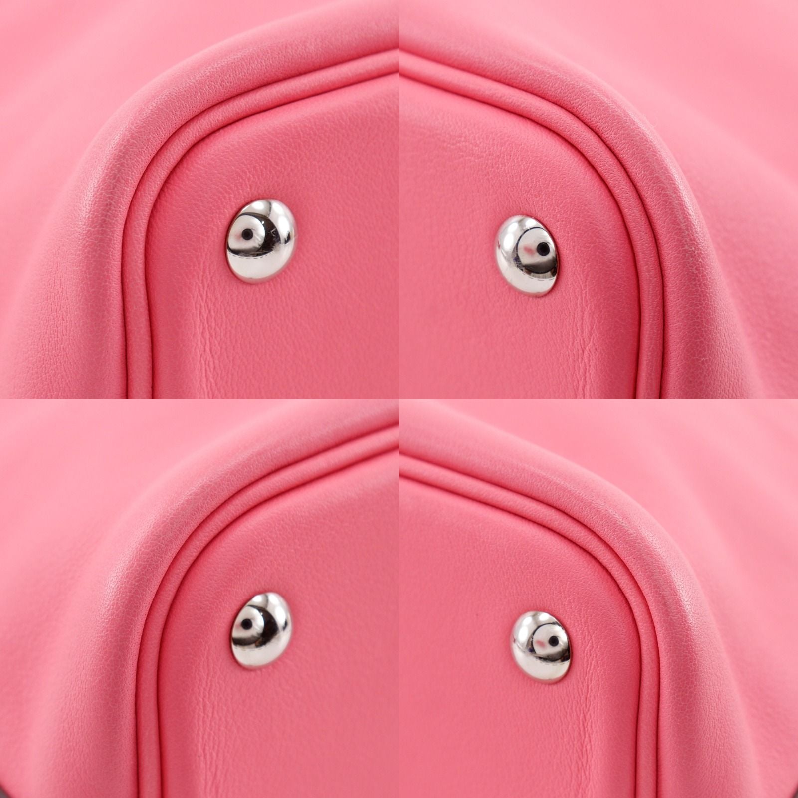 Hermes Bolide 27 2-Way Shoulder Swift Pink Silver a Handbag — view 4