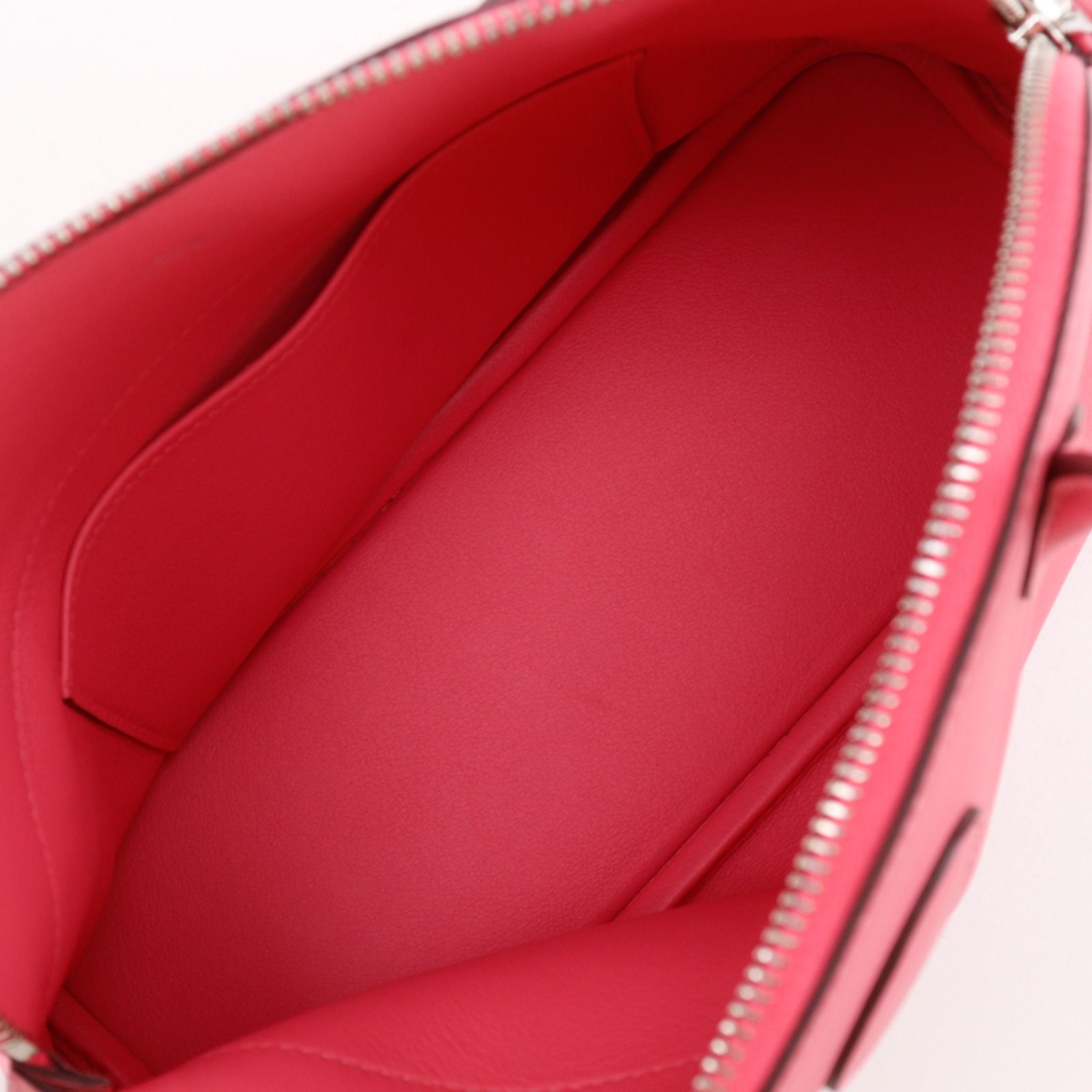 Hermes Bolide 27 2-Way Shoulder Swift Pink Silver a Handbag — view 6