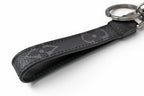 Louis Vuitton Key Holder Monogram Eclipse Porte Cles Dragonne Key Ring Metal — view 3