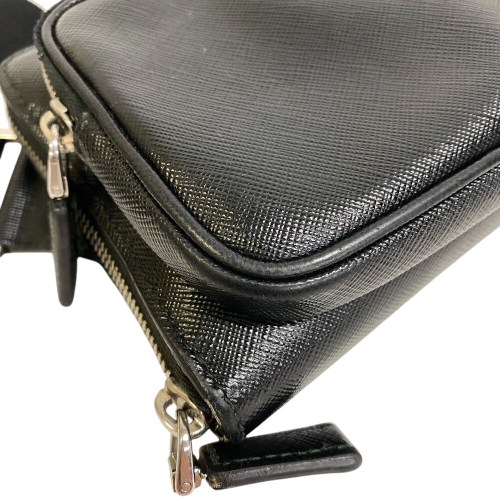 Prada Waist Pouch Shoulder Belt Bag Purse Black — view 3